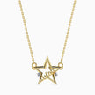 0.04Ct Wish Upon a Star Lab-Grown Diamond Gold Pendant Necklace