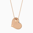 0.40Ct Red Heart Halo Lab-Grown Diamond Gold Pendant Necklace
