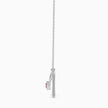0.10Ct Love Letter Red Heart Lab-Grown Diamond Gold Pendant Necklace