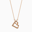0.03Ct Heart Shape Round Lab-Grown Diamond Gold Pendant Necklace