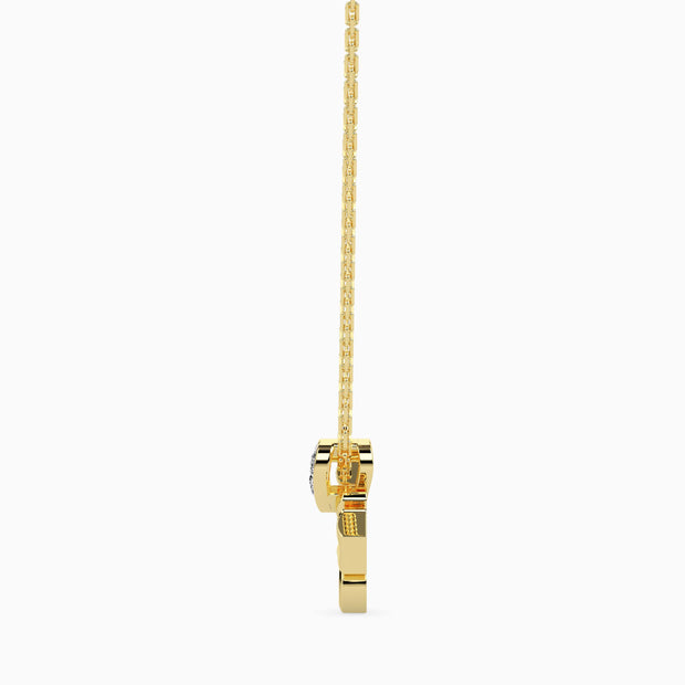 0.03Ct "Soul" Lab-Grown Diamond Gold Pendant Necklace