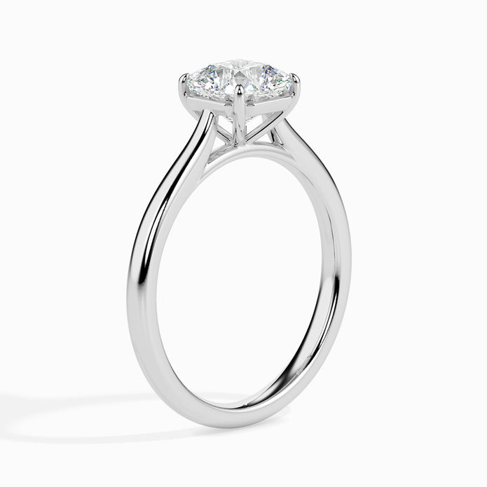 Radiant Cut Solitaire Lab-Grown Diamond Gold Ring