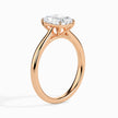 Radiant Solitaire Lab-Grown Diamond Gold Ring