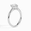 Heart Cut Solitaire Lab-Grown Diamond Gold Ring
