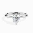 Pear Cut Solitaire Lab-Grown Diamond Gold Ring