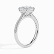 Princess Cut Prong Set Lab-Grown Diamond Gold Ring