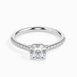 Radiant Cut Prong Set Lab-Grown Diamond Gold Ring