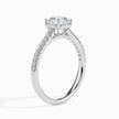 Radiant Cut Prong Set Lab-Grown Diamond Gold Ring