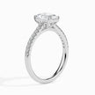 Radiant Prong Set Lab-Grown Diamond Gold Ring