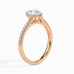 Heart Cut Prong Set Lab-Grown Diamond Gold Ring