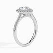 New Heart Cut Halo Lab-Grown Diamond Gold Ring