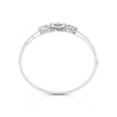 0.81Ct Floral Cluster Drop Style Lab-Grown Diamond Gold Bracelet