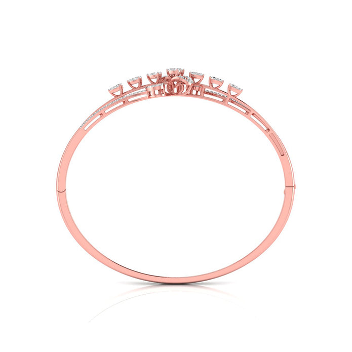 0.78Ct Split Lab-Grown Diamond Gold Bracelet