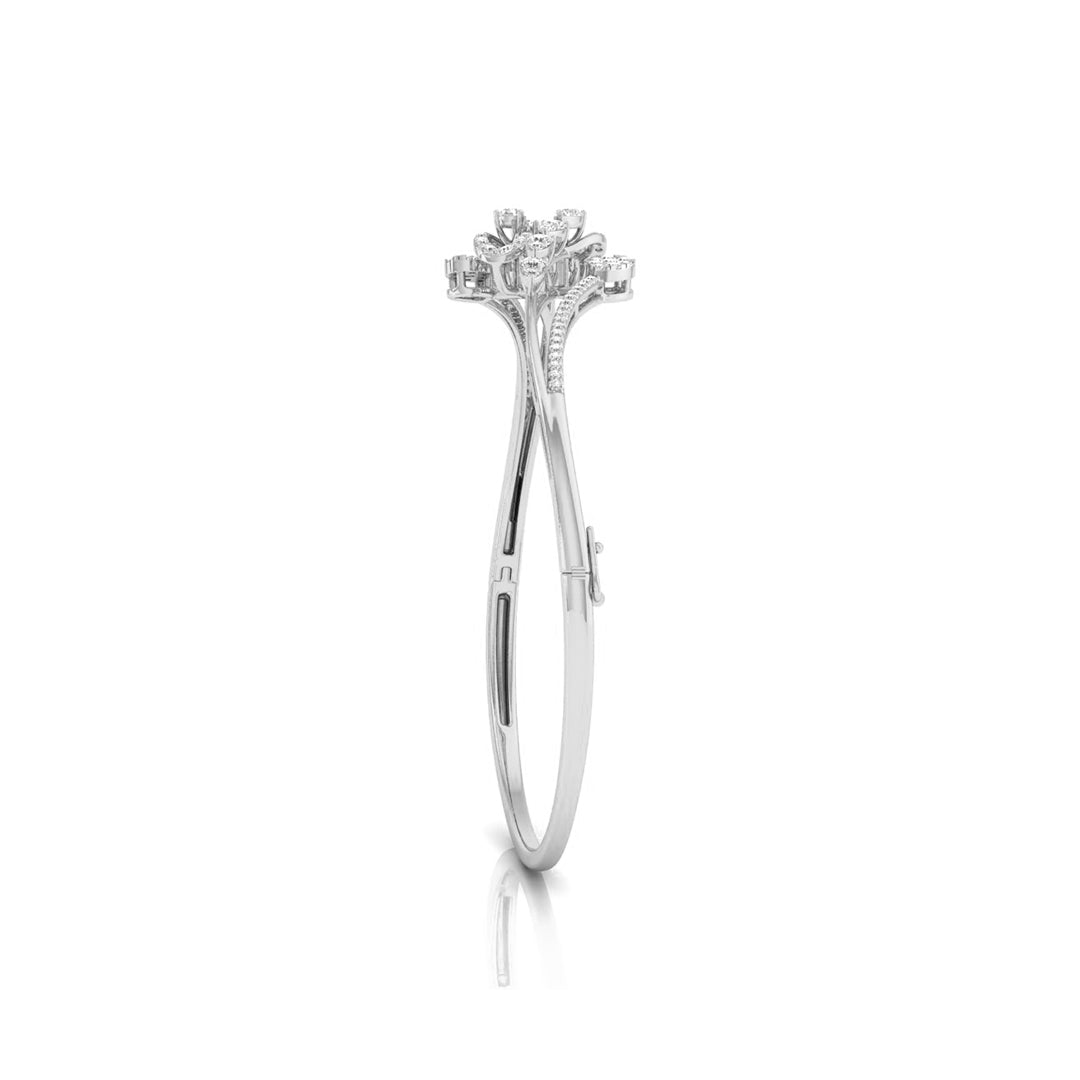 0.78Ct Split Lab-Grown Diamond Gold Bracelet