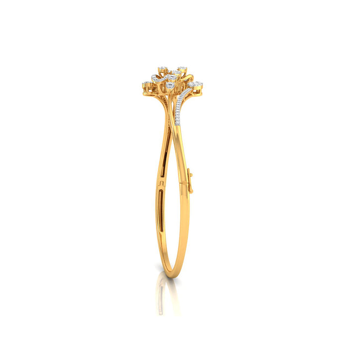 0.78Ct Split Lab-Grown Diamond Gold Bracelet