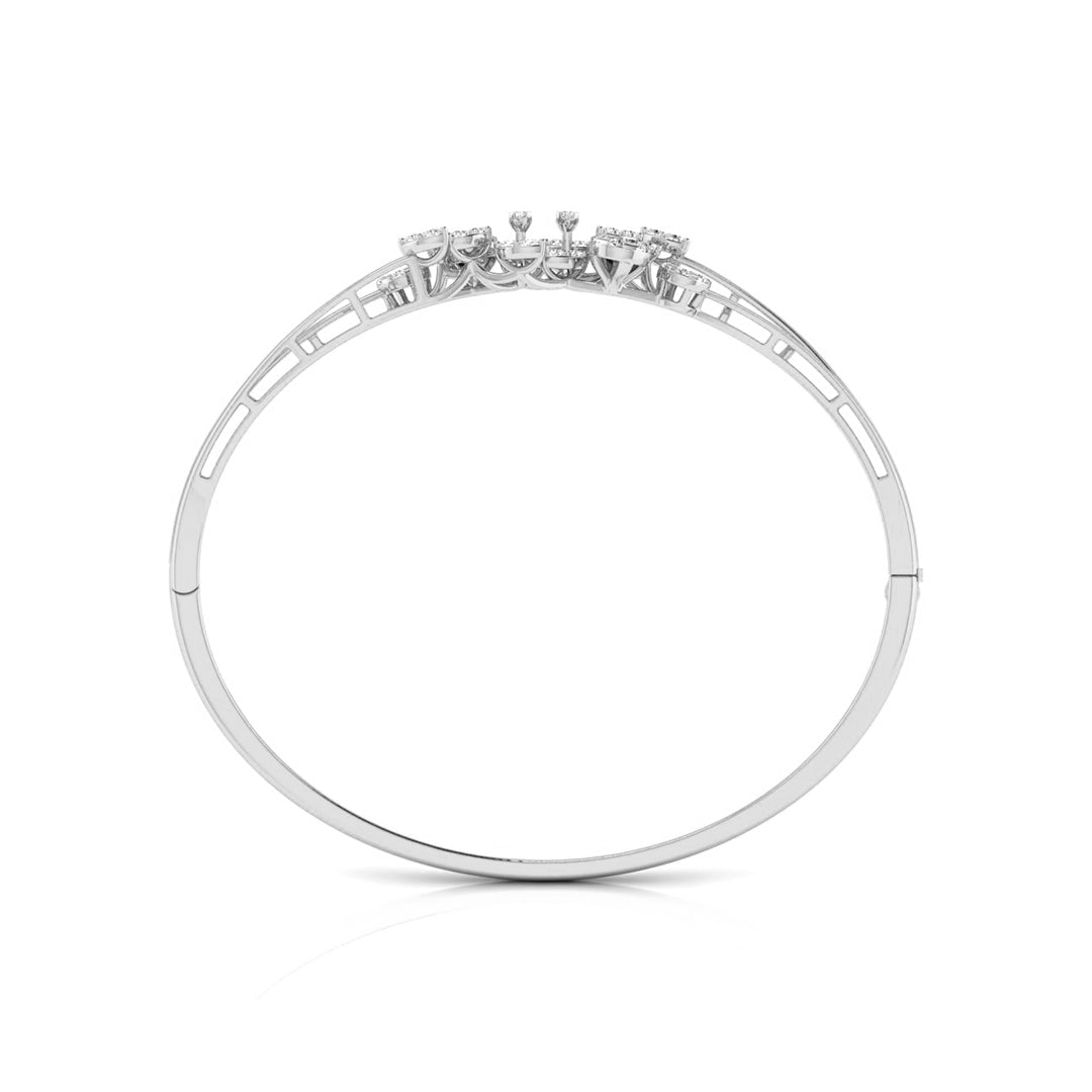 0.84Ct Prong Set Lab-Grown Diamond Gold Bracelet