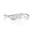 0.96Ct Floral Lab-Grown Diamond Gold Bracelet