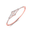 0.74Ct Rose Lattice Lab-Grown Diamond Gold Bracelet