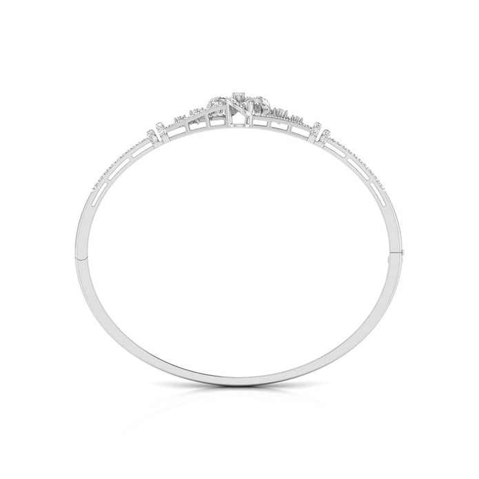 0.74Ct Rose Lattice Lab-Grown Diamond Gold Bracelet