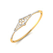 0.74Ct Rose Lattice Lab-Grown Diamond Gold Bracelet