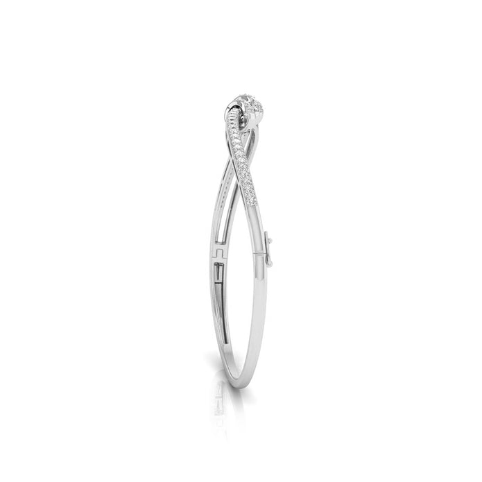 0.62Ct Wrap Pavé Set Lab-Grown Diamond Gold Bracelet