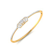 0.73Ct Cluster Lab-Grown Diamond Gold Bracelet