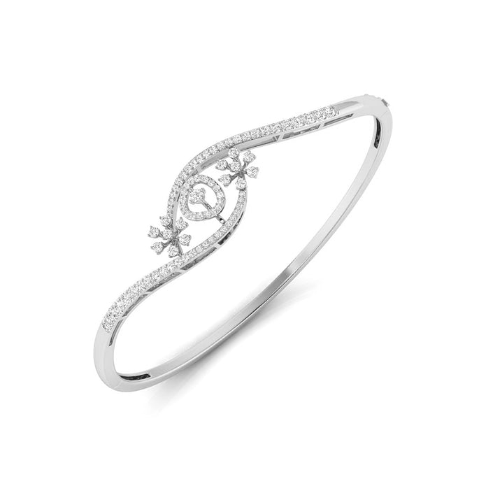 0.82Ct Prong Lab-Grown Diamond Gold Bracelet