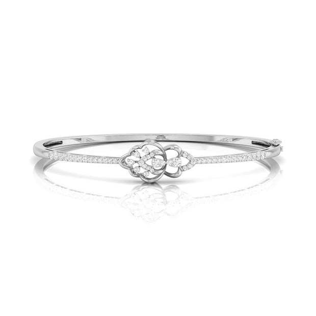 0.51Ct Pear Two Stone Lab-Grown Diamond Gold Bracelet