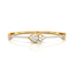 0.51Ct Pear Two Stone Lab-Grown Diamond Gold Bracelet