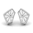 0.35Ct Floral Cluster Lab-Grown Diamond Gold Stud Earrings