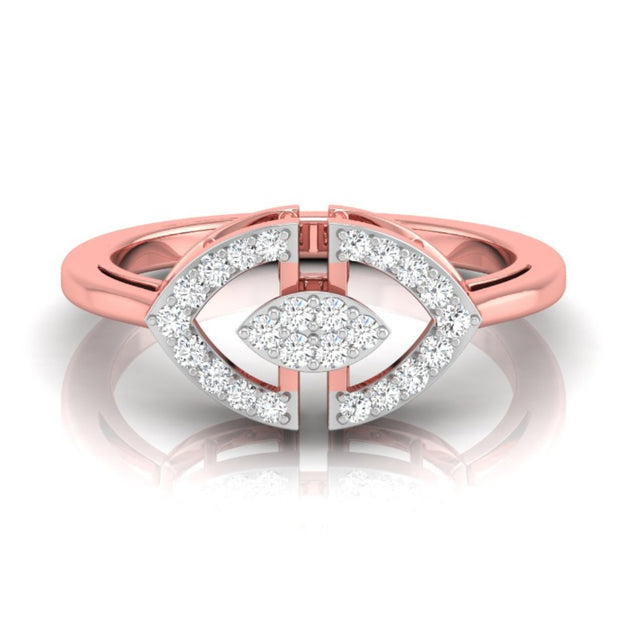 0.15Ct Round Cut Cluster Lab-Grown Diamond Ring