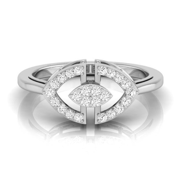 0.15Ct Round Cut Cluster Lab-Grown Diamond Ring