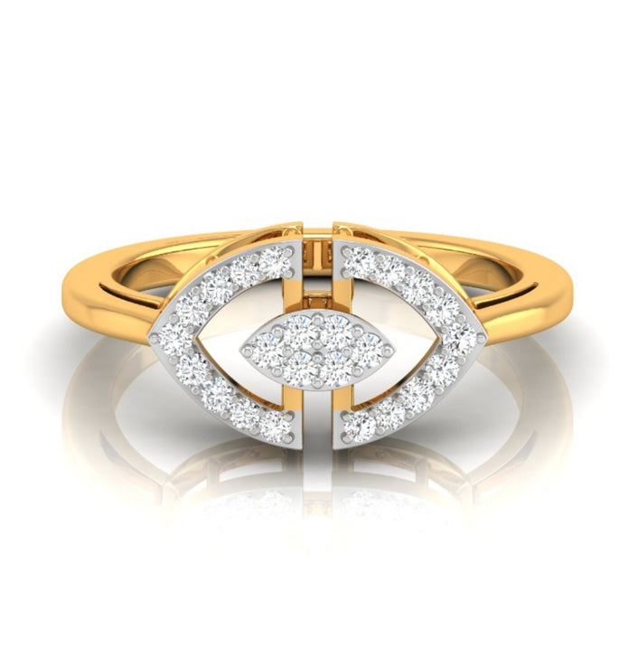0.15Ct Round Cut Cluster Lab-Grown Diamond Ring