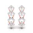 0.50Ct Round Lab-Grown Diamond Gold Dangellers Earrings