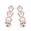 0.50Ct Round Lab-Grown Diamond Gold Dangellers Earrings