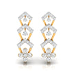 0.50Ct Round Lab-Grown Diamond Gold Dangellers Earrings