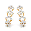 0.50Ct Round Lab-Grown Diamond Gold Dangellers Earrings