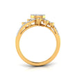 0.23Ct Round Cut Cluster Lab-Grown Diamond Ring