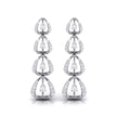 0.78Ct Round Lab-Grown Diamond Gold Dangellers Earrings