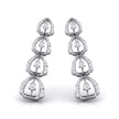 0.78Ct Round Lab-Grown Diamond Gold Dangellers Earrings