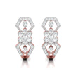 0.31Ct Round Lab-Grown Diamond Gold Dangellers Earrings