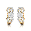 0.31Ct Round Lab-Grown Diamond Gold Dangellers Earrings