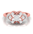 0.25Ct Round Cluster Lab-Grown Diamond Gold Ring