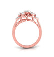 0.25Ct Round Cluster Lab-Grown Diamond Gold Ring