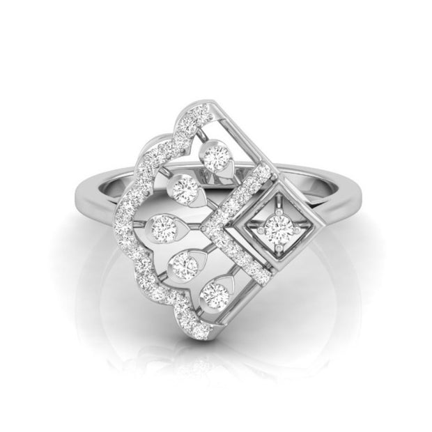 0.23Ct Round Prong Set Lab-Grown Diamond Gold Ring