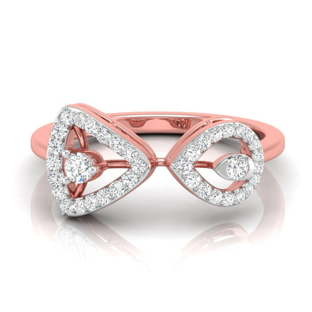 0.20Ct Triangle Teardrop Shape Lab-Grown Diamond Gold Ring