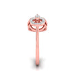 0.20Ct Triangle Teardrop Shape Lab-Grown Diamond Gold Ring