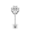 0.22Ct Two Teardrop Style Lab-Grown Diamond Gold Ring
