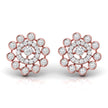 0.57Ct Round Lab-Grown Diamond Gold Stud Earrings