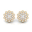 0.57Ct Round Lab-Grown Diamond Gold Stud Earrings